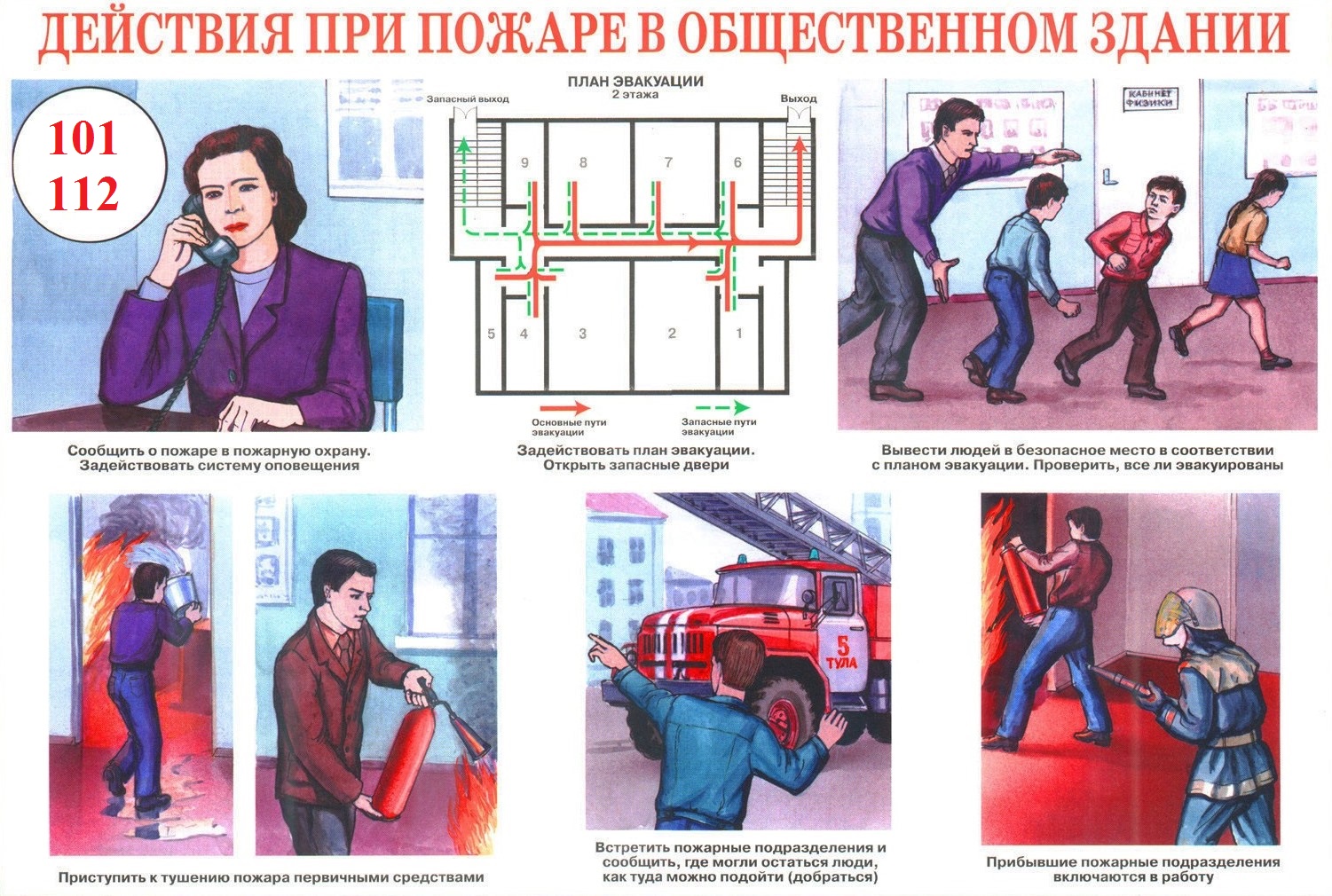 Инструктаж по планам эвакуации